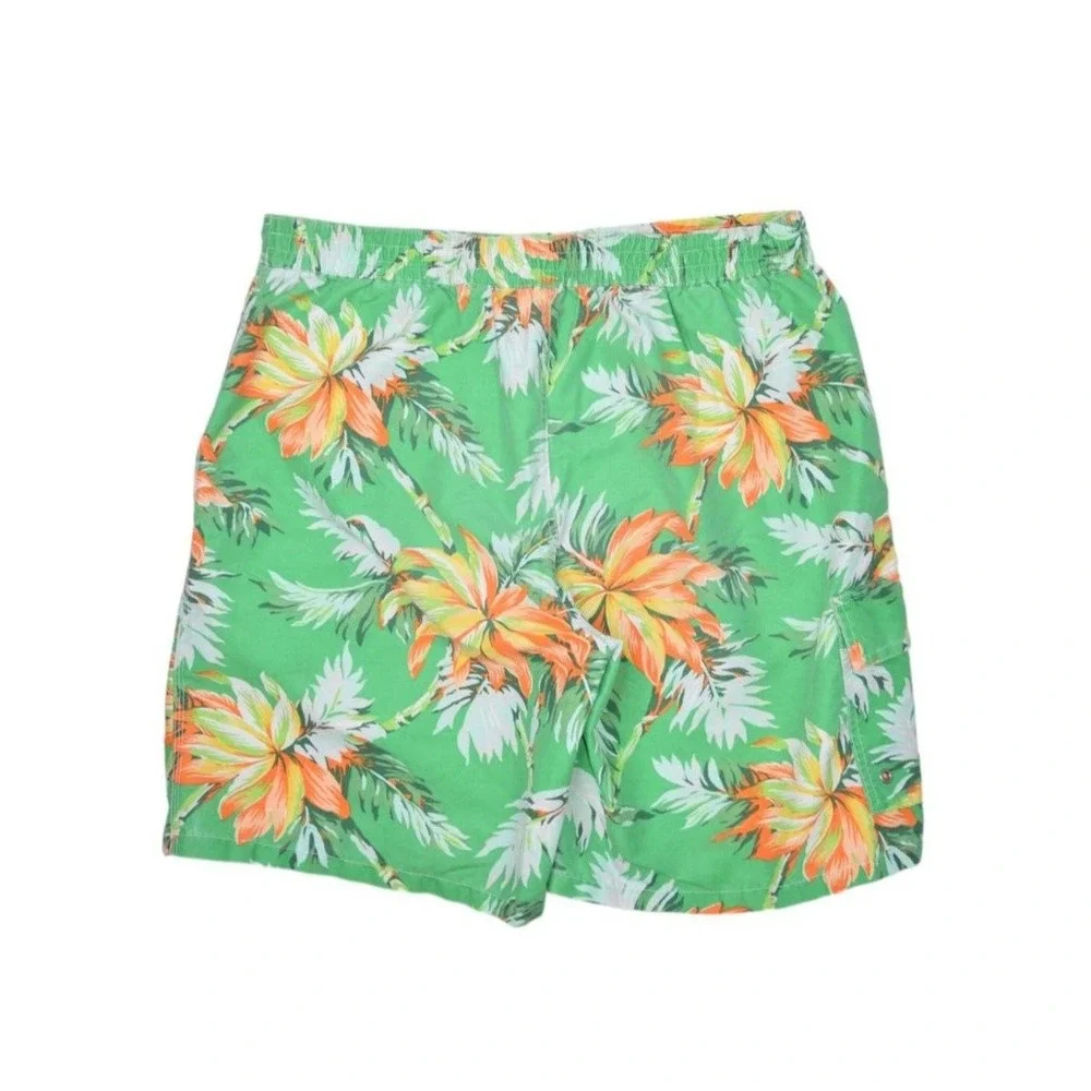 Polo Ralph Lauren Shorts Mens Large Swim Trunks Floral Hawaiian Beach Mesh Lined